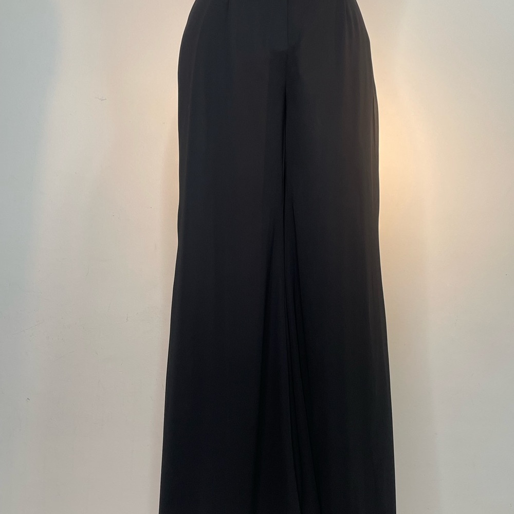 Elegant Black Wide-Leg Pants